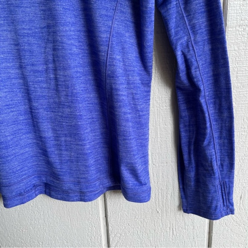 Lululemon On The Run Long Sleeve T Shirt Heathered Sapphire Blue - Picture 3 of 6